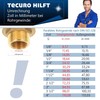 tecuro Screw connection thread fitting 3/4 x 3/4 inch (DN15),