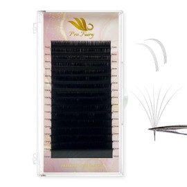 Pro Fairy Eyelash Extension Volume & Classic Eyelash Extensions B C D D+ L Curl Mixed 7-14mm Length Individual Lashes Premium Silk Eyelashes Single Eyelashes Professional Salon Use (0.20-B-Mix)