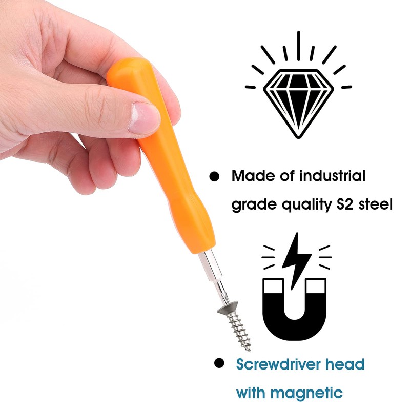 Doorbell Screwdriver Replacement,Double-Ended Screwdriver for Doorbell Replacement Bit Fit for