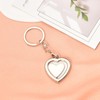 yaozeio Photo Frame Keychain Locket Keychains for Women Men Insert