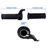 WADY 1 Pair Bike Throttle Grip, Stable Waterproof Twist Throttle