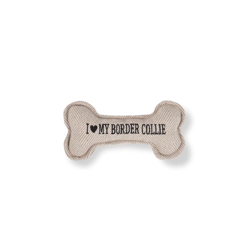 History & Heraldry Squeaky Dog Toy (I my Border Collie)