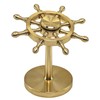 XQIGI Brass Spinner Ship Wheel, Kinetic ​Desk Toy Spin with