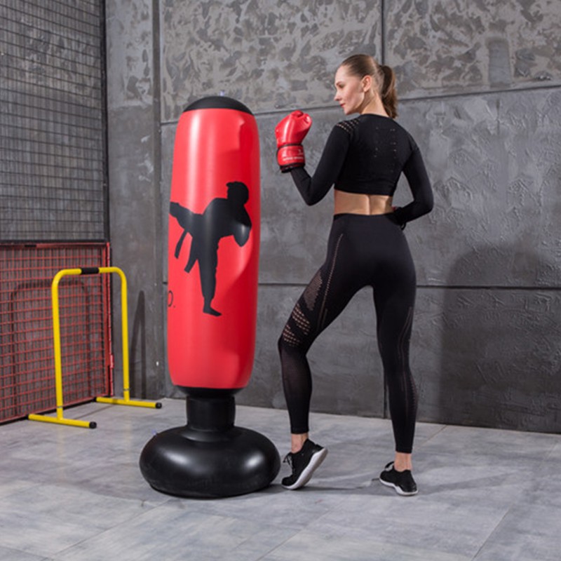 1.6m Adult Inflatable Boxing Bag Thickening Vertical Boxing Fight Column