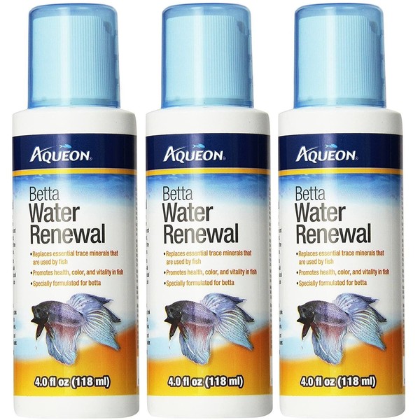 (3 Pack) Aqueon Water Renewal Betta, 4-Ounce
