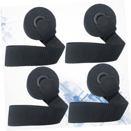 WHAMVOX 4pcs Fitness Door Anchor Thick Pad Training Strap Resistance Band Exercise Straps Lifting Home Gym Equipment