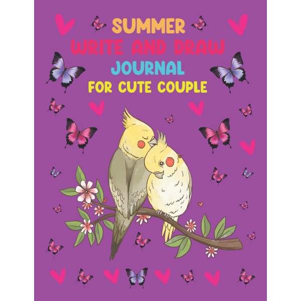 Summer Write And Draw Journal For Cute Couple: my summer