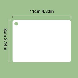 Lachilly 20Pcs Dry Erase Index Cards – Laminated Cards for Versatile Use, Reusable Blank Cards for Home, Work, and School - Cardstock 3.1“ x 4.3“ with Convenient Hole Punch and Storage Ring