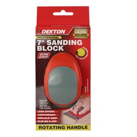 Dekton Sander-Ergonomic Sanding Tool for Efficient Surface Preparation| Durable Construction for Sanding Wood, Metal and Plastic| Lightweight, Comfortable Grip for Better Control and Reduced Fatigue