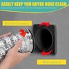 VIWINVELA Dryer Vent Hose Connector Kit - Dryer Vent Wall