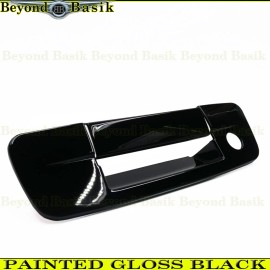 Torox For 2009-2018 RAM 1500 GLOSS BLACK Tailgate Handle COVER w/Keyhole No Cam Hole
