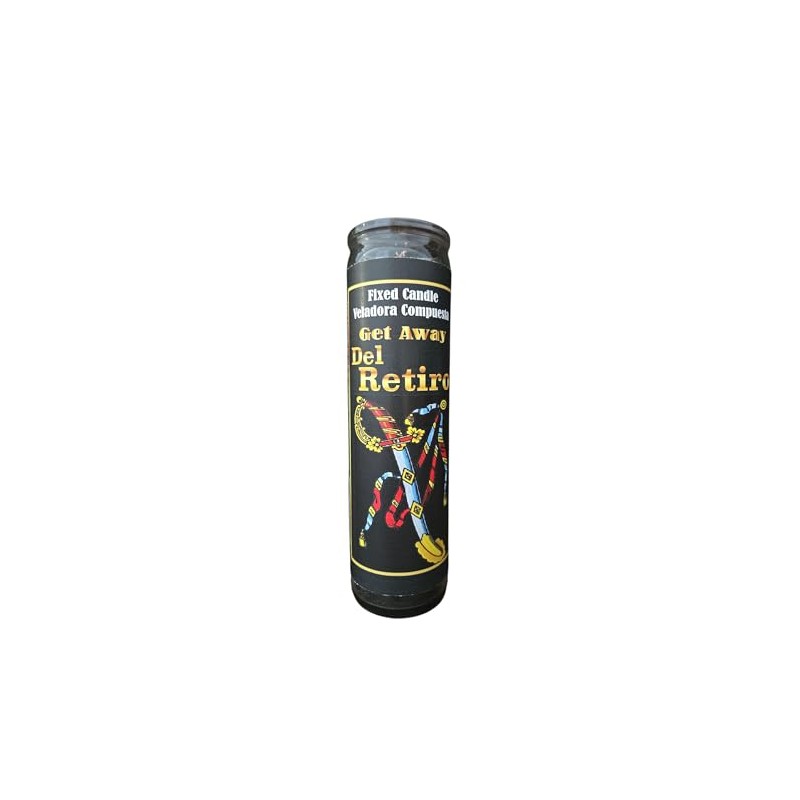 Del Retiro Negro Fixed Candle