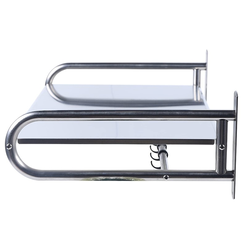 ILWorkTLs Wall Mounted Microwave Oven Rack,Stainless Steel Kitchen Shelf with