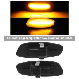 1 Pair Turn Signal Light LED Dynamic Side Indicator Compatible with 207 308 3008 5008 RCZ C4 Picasso C3 DS3 C4 DS4 C4 C5 Flowing Side Marker Repeater Blinker Lamp