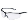 Uvex Sportstyle Protective Glasses – Transparent Work Glasses – Black/White