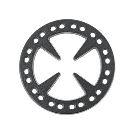 Aupoko Cast Iron Gas Stove Cooker Ring Reducer for Gas Stovetop Espresso Maker,Coffee Moka Pot(5.04-Inch)