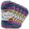 Alize 5 x 100 g Balls of Burcum Batik Premium