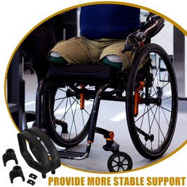 Healeved Wheelchair Footrests Holder Block Footrests Handle Wheelchair Accessories for Comfortable Leg Rest and Sitting