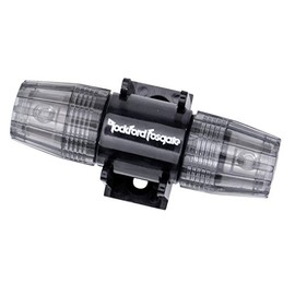 Rockford Fosgate Single In-Line AGU Fuse Holder for 4 AWG or 8 AWG Wire