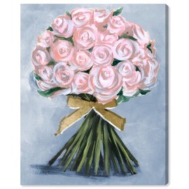 The Oliver Gal Artist Co. Floral and Botanical Wall Art Canvas Prints 'Wonderful Spring Bouquet' Florals