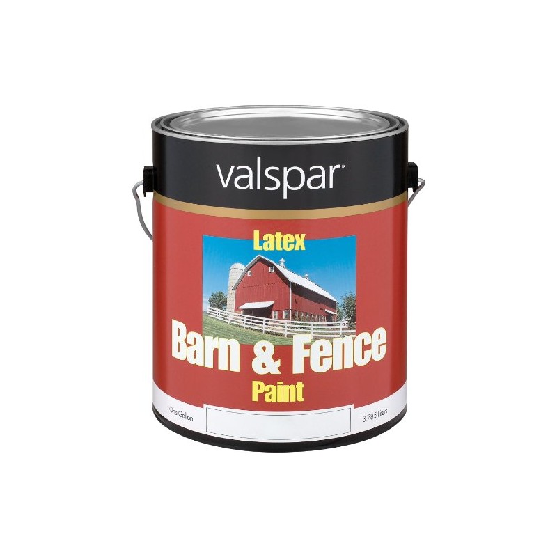 1 Gallon White Exterior Barn & Fence Latex Paint 18-3121-70