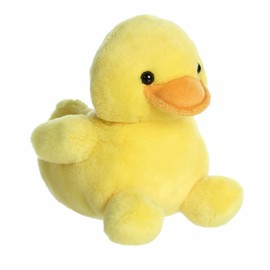 Aurora® Adorable Palm Pals™ Tubby Rubber Ducky™ Stuffed Animal - Fun Collectible Plush for Kids and Adult Collectors - Perfect for Decorating Rooms and Birthday Gifts - Yellow 5 Inches