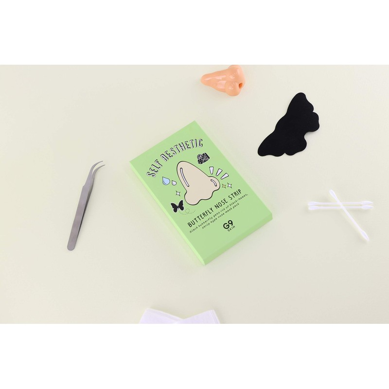 G9SKIN SELF AESTHETIC BUTTERFLY NOSE STRIP, Set of 5, Gina