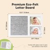 Felt Letter Board Baby Keepsake - Baby Picture Frame, Announcement