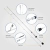 Fishing Rod with High Elasticity Carbon Fiber Rod Blank EVA