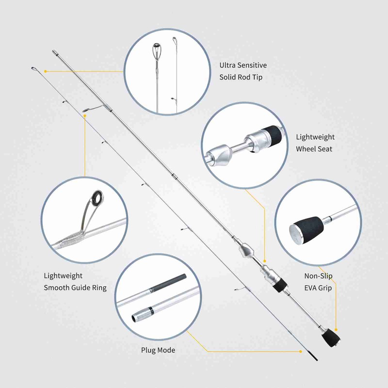 Fishing Rod with High Elasticity Carbon Fiber Rod Blank EVA