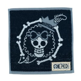 BANDAI 6765011800 Handkerchief, One Piece Brook Pirate Flag, One Piece, Luffy, Straw Straw Pirates, Pirates, Cartoon, Anime, Manga, Anime, Manga, Women's, Men's, Girls, Cool, Gift, Gift, Towel, Mini