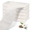 Organic Cotton Flannel for Castor Oil Pack 6 PCS Castor