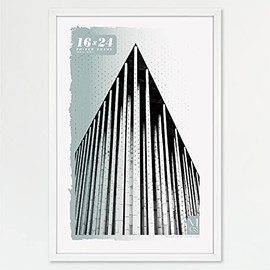 MCS Gallery Foundation Poster Frame, White, 16 x 24 in