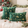 Softalker Cushion Cover 40 x 40 cm Christmas Green Gold