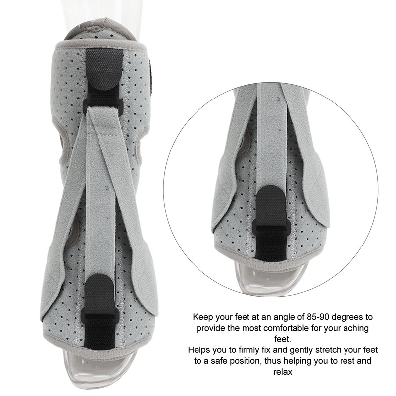 Foot Drop Support Brace Adjustable Plantar Fasciitis Night Splint for