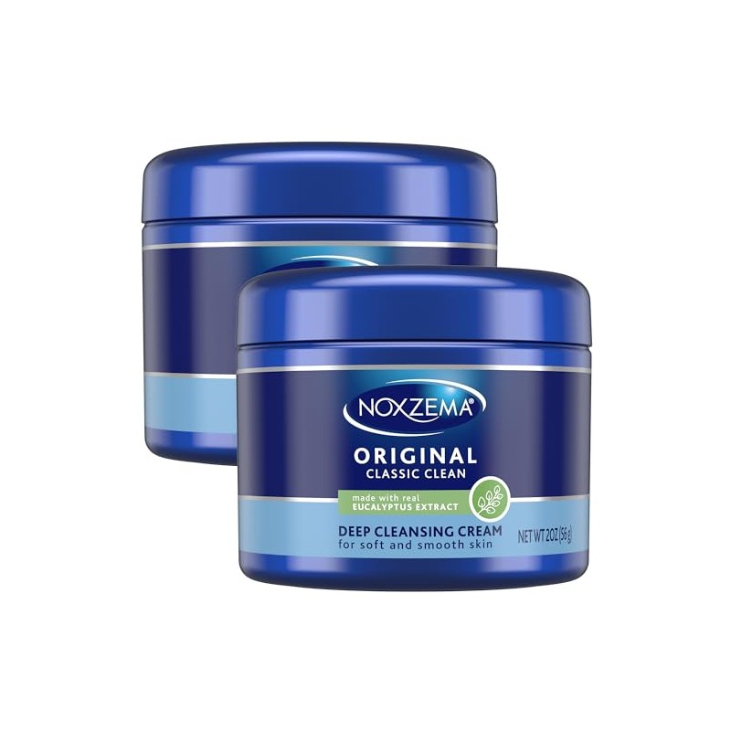 Noxzema Face Wash, Travel-Friendly Jar 2-Pack – Original Deep Cleansing