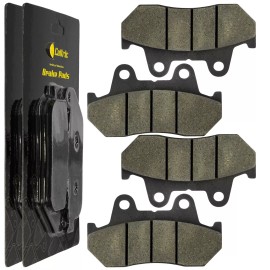 Caltric Front Brake Pads for Honda GL1200 Gold Wing 1200 1984/GL1200L Gold Wing1200 1985