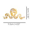 Big Gold Boa Snake Hair Clip,Fashion Acetate Hair Claw Clip,Fashion