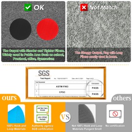 IKAYAS 48 Pcs Orange Carpet Spots Markers One Color Carpet Circles for Classroom Decoration Teacher Supplies, Carpet Floor Dots Carpet Markers for Preshool Kids