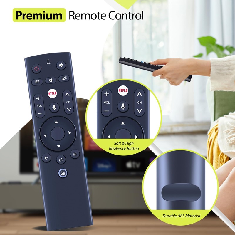 RYQIF Replacement Remote Control fits LETV LEECO TV Super3 Super4-X43