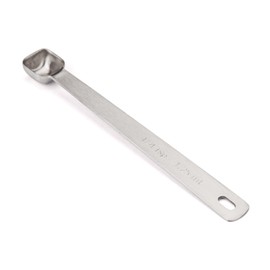 BERYLER 1PCS 1/4 Teaspoon(1/4tsp, 1/12tbsp, 1.25ml) Single Tiny Square Bowl Measuring Spoon, Small Individual Stainless Steel Measure Spoons Only