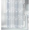 Spirella Anti-Mould Shower Curtain - Anti-Bacterial, Washable, Waterproof, Peva, "Sardaigne