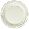 Empress Uncoated Paper Plate, 9 Inches, White, Pack of 100