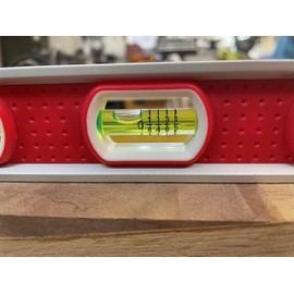 Swanson Tool Co TBL001M 12 inch Aluminum Frame Magnetic Toolbox Level with Pitch Vial, Top Read Views, with 3 Rare Earth Magnets and 4 Bubble Vials for 0°/90°/45° Measurements