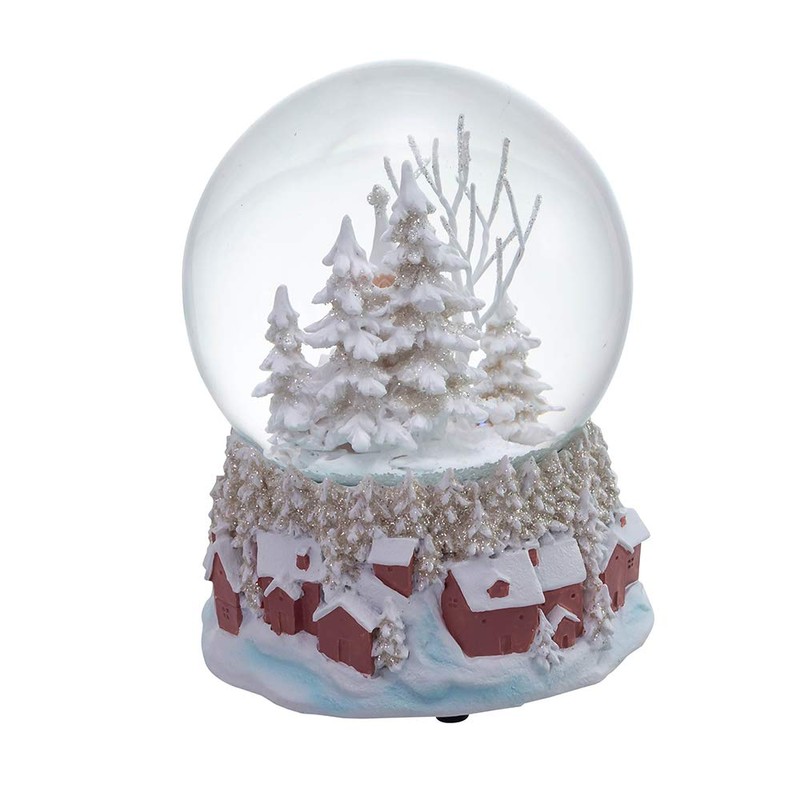 Kurt S. Adler 100MM Musical Church Waterglobe Water Globe, Multi
