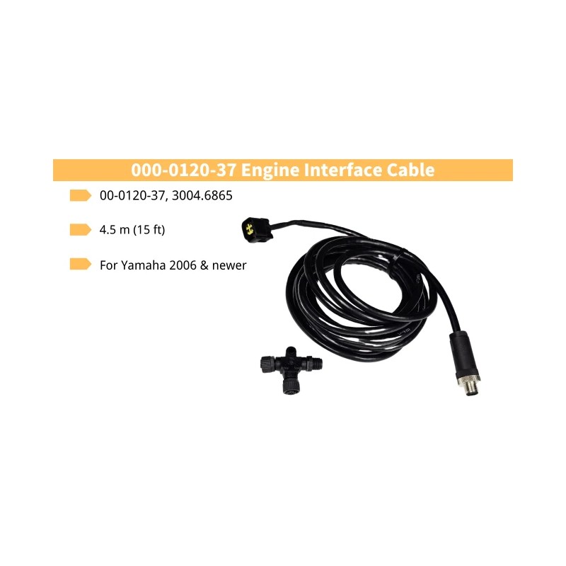 ‎NITOYO For 000-0120-37 Yamaha Engine Interface Cable NMEA 2000 T-Connector