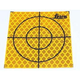 Reflective Tape Survey Targets (100pcs 40X40mm, Yellow)