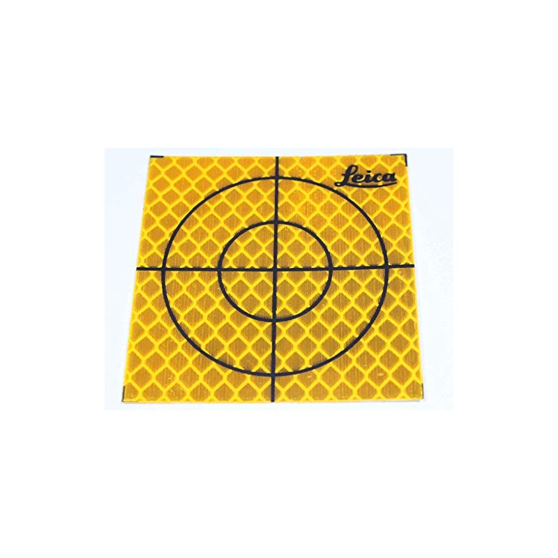 Reflective Tape Survey Targets (100pcs 40X40mm, Yellow)