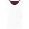Augusta Sportswear Youth Mesh Reversible Pinnie L Maroon/White