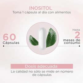 Oby Inositol Myo Chiro Acido Folico Hierro Extracto Arándano Suplemento Cápsulas 701